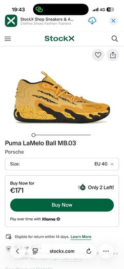 Puma x Lamelo Ball x Porsche MB.03 basketball shoes