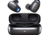 EarFun Free Pro 2 Bluetooth Wireless Earbuds, 5.2 Earbuds with 6 Mics, QuietSmart 40dB Hybrid ANC Bluetooth Headphone, Stereo Sound, Deep Bass, Wireless Charge, Transparency Mode for Gym, Office,30H