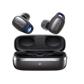 EarFun Free Pro 2 Bluetooth Wireless Earbuds, 5.2 Earbuds with 6 Mics, QuietSmart 40dB Hybrid ANC Bluetooth Headphone, Stereo Sound, Deep Bass, Wireless Charge, Transparency Mode for Gym, Office,30H