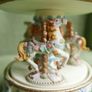 Vintage Enamel Unicorn Carousel Music Box Jeweled Figurine Image 8
