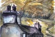 Abstract Irish Landscape 21x30cm 02