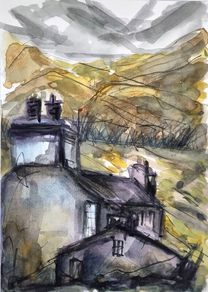 Abstract Irish Landscape 21x30cm 02
