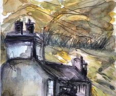 Abstract Irish Landscape 21x30cm 02