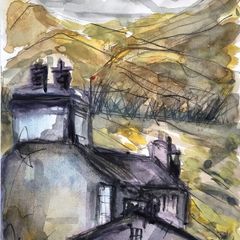 Abstract Irish Landscape 21x30cm 02