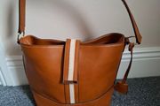 MISAKO tan handbag