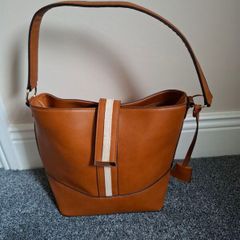MISAKO tan handbag