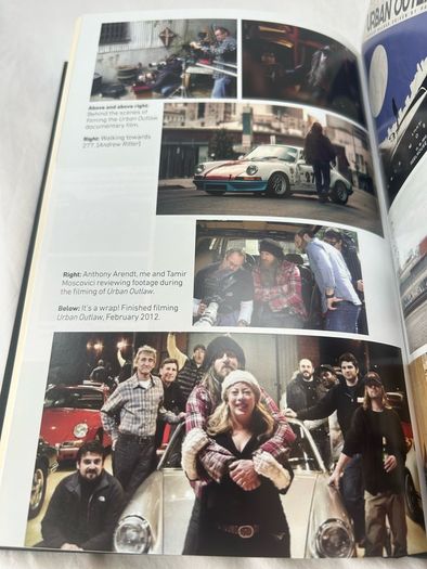 SIGNED Magnus Walker Urban Outlaw First Edition 2017 HB Porsche