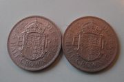 Great Britain. Elizabeth II. 2 Half Crowns (1964+1965)