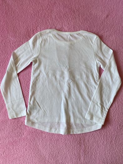 White Christmas Santa Long Sleeve Top Dunnes Store