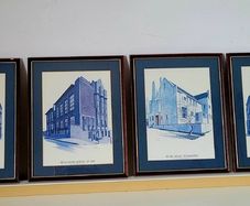 Vintage Charles Rennie Mackintosh architectural prints x 4