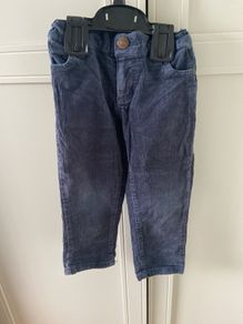 Pumpkin patch navy cord trousers up to 2 years