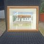 Lovely Traditional Irish thatched cottage framed & signed Watercolour Painting Image 6