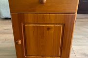 Vintage Wooden bedside 1 drawer and cupboard