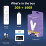 H96 MAX H313 Mini TV Stick - Android 14 Smart TV Box with WiFi6, Wireless 5.0, 4K HD, Google Voice, Stereo Sound, USB Powered Media Player for Digital Signage & Home Entertainment, Media Streaming Device | Compact TV Stick | Durable Plastic Body Image 2