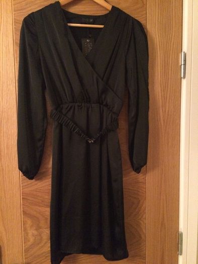 Black Satin Dress
