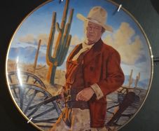 Franklin Mint Limited Edition John Wayne Decorative Plate