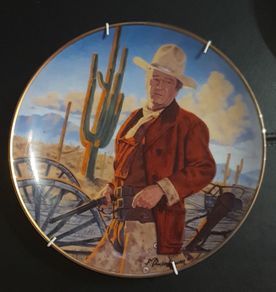 Franklin Mint Limited Edition John Wayne Decorative Plate