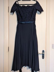 Amazing Floral off shoulder pleated midi dress from Coast