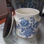 Crown Fielding Canister Blue/White Mid/Century Image 3