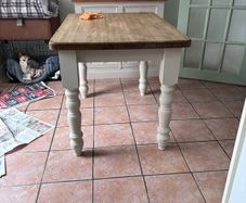 Solid Wooden Table and Chairs