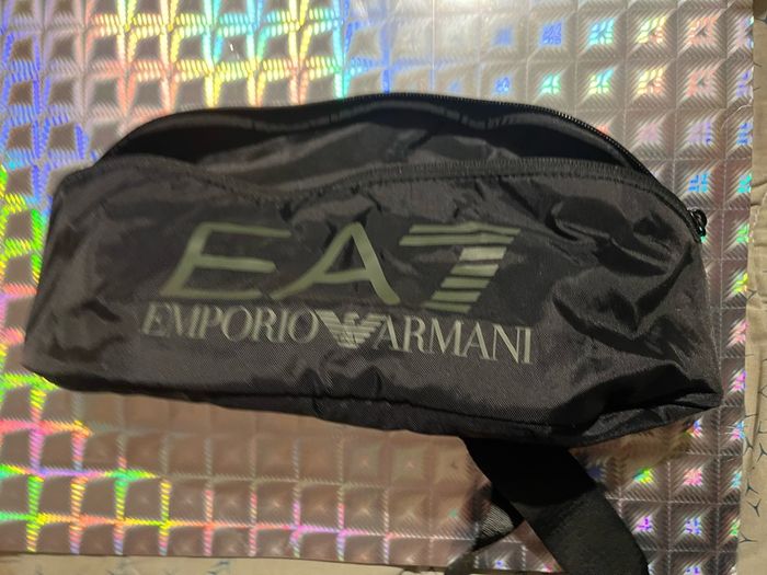 Armani crossbody shoulder hip travel bag