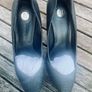River Island Black Leather Stilettos Image 2