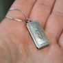 Vintage Silver 925 Jewelry Antique Necklace Pendant 5,7g Image 6