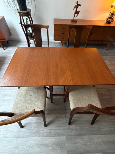 Mid Century Drop Leaf Dining Table