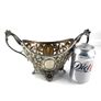 Rare Antique art nouveau silver plated basket Image 10
