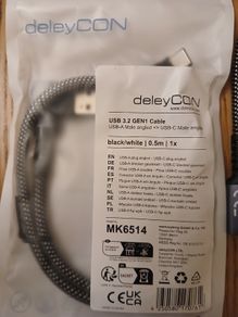 Usb A To Usb C Cable 500mm