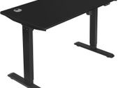 _Electric Desk, Height-Adjustable, Desk Stand, Table Frame with Motor, 120 x 60 x (73-114) cm, Steel, Black