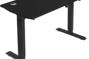 _Electric Desk, Height-Adjustable, Desk Stand, Table Frame with Motor, 120 x 60 x (73-114) cm, Steel, Black