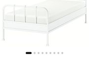 single bed with mattress
