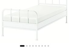 single bed with mattress