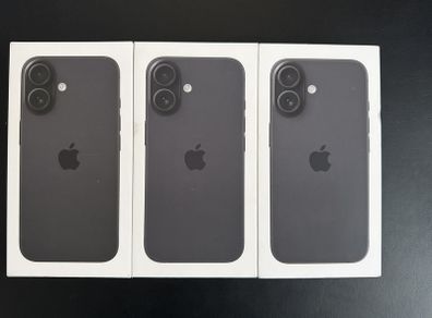 iPhone 16, Black, 128GB, Unlocked, Brand New and Sealed