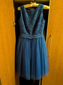 New generation confirmation dress navy blue  size 12