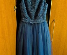 New generation confirmation dress navy blue  size 12