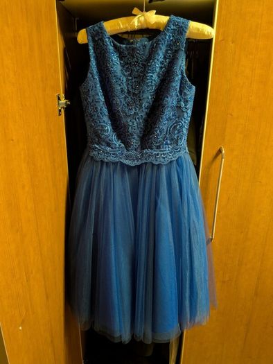 New generation confirmation dress navy blue  size 12