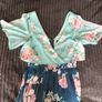 Lipsy floral pleated midi dress size 10 Image 5