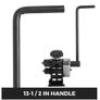BRAND NEW Manual Metal Pipe Ring Bender 13-1/2Inch Gear Driven Handheld Adjustment Flat Round Steel Roller Tool for Bending Angle Image 4