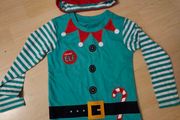 Xmas Elf Top &amp; Hat