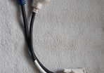 Molex DVI Dual Monitor Solution to DVI VGA Splitter Adapter Cable