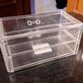 Small Plastic Storage Container With Drawers. Used Image 4