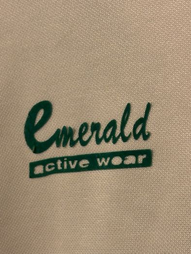 Vintage Irish Emerald active wear track jacket L