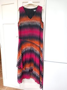 Marina Rinaldi Silk Multicolour Dress