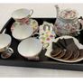 Brand New Serving tray wooden tray dark red mahogany breakfast tray Image 4