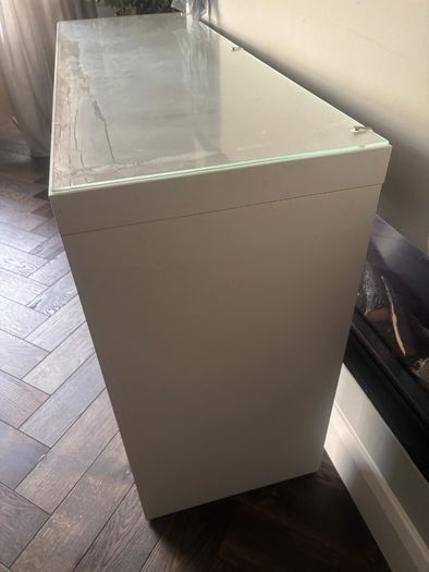 Ikea Malm dressing table with glass top Free