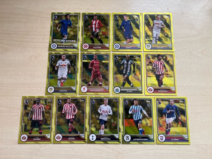 Topps Premier League 2026/27 2027 Yellow Voltage Parallels