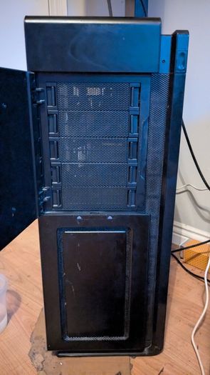 Large tower: i7-6700K - 32GB ram - GTX 1080 (8GB) - 500GB x 2 SSDs