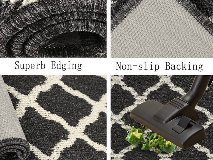 Runner Rug for Hallways 50x150cm Area Rug Runner Non Slip Washable Runner Floor Mat Non Shedding Hallway Rugs for Entryway Indoor Kitchen Floor Bedroom Laundry Room (FREE POSTAGE)